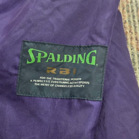 Vintage Reversible Spalding Bomber Jacket - Picture 5 of 7